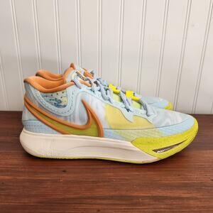 Nike Size 9M/10.5W Kyrie 8 Eagle Air Zoom Glacier Blue Yellow‎ New